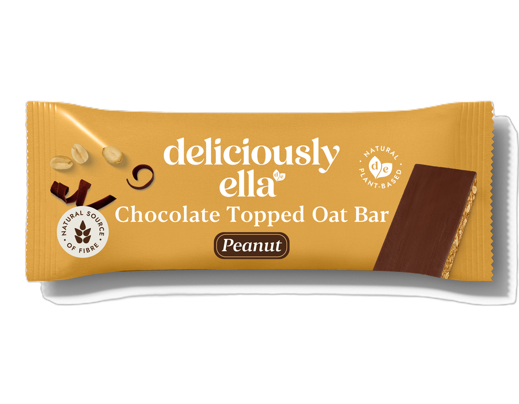 Deliciously Ella Oat Bar - Chocolate Topped Peanut X 12 X 50g