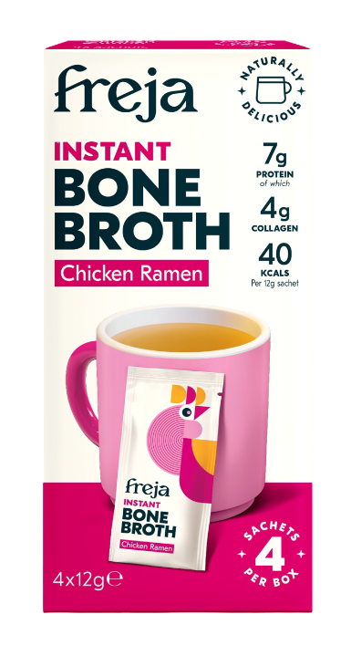 Freja Instant Bone Broth - Chicken Ramen (4x12g)