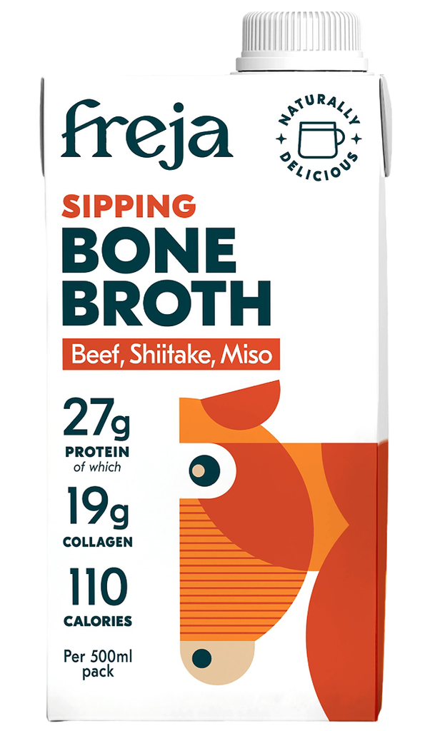 Freja Sipping Bone Broth - Beef Shiitake and Miso X 6 X 500ml