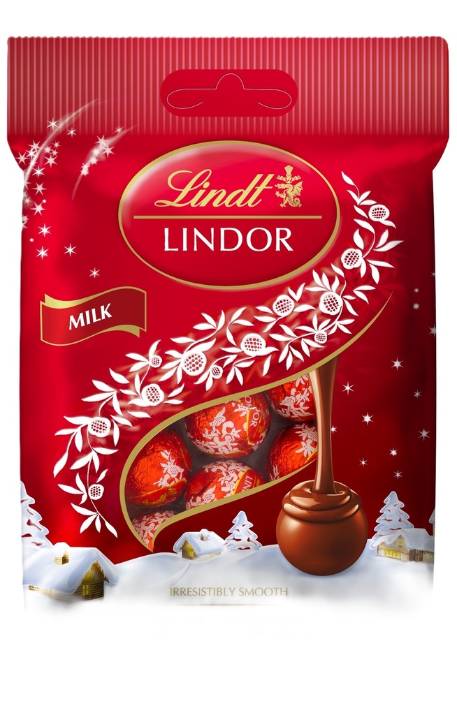 Lindt Lindor Milk Chocolate Truffles - With Smooth Melting Filling X 16 X 80g
