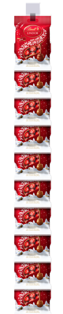 Lindt Lindor Mini Chocolate Truffles - Milk  X 24 X 80g