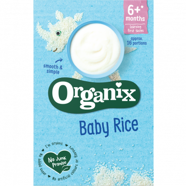 [10248] Organix Organic Baby Cereals - Rice X 5 X 100g