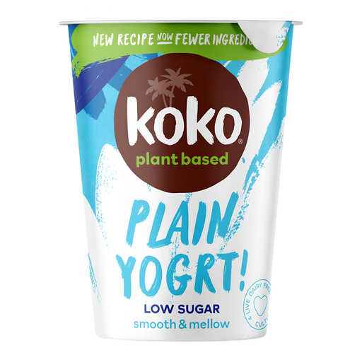 [6673] [20% OFF] Koko Dairy Free Coconut Yoghurt - Plain 400g