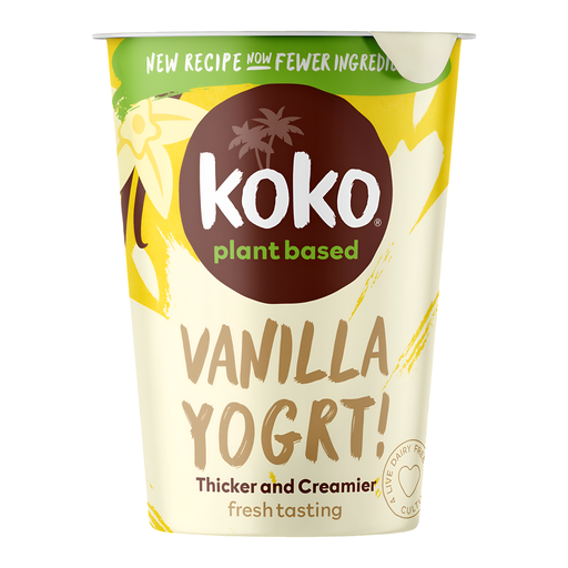 [6675] [20% OFF] Koko Dairy Free Coconut Yoghurt - Vanilla 350g