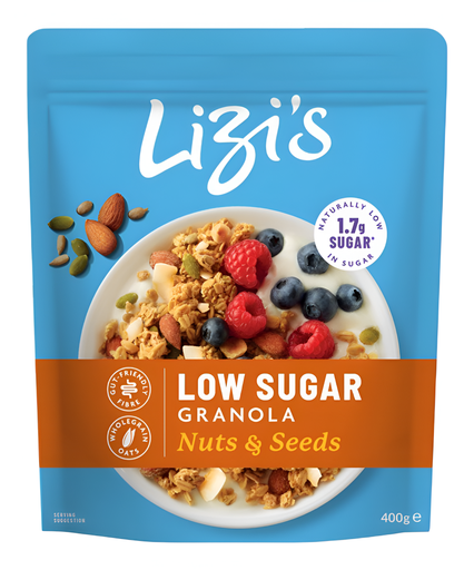 [6168] [15% OFF] Lizis Granola - Low Sugar 400g