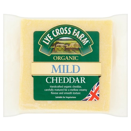 [2469] Lye Cross Organic Cheddar Block - Organic Mild 245g