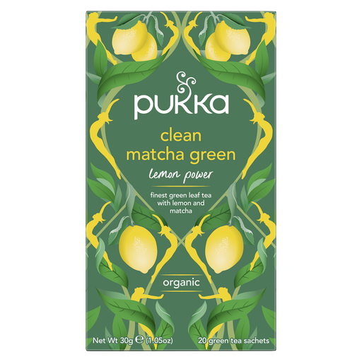 [4749] [20% OFF] Pukka Organic Teas - Clean Matcha Green X 4 X 20pc