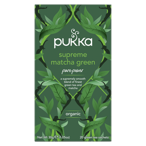 [4763] [20% OFF] Pukka Organic Teas - Supreme Matcha Green X 4 X 20pc