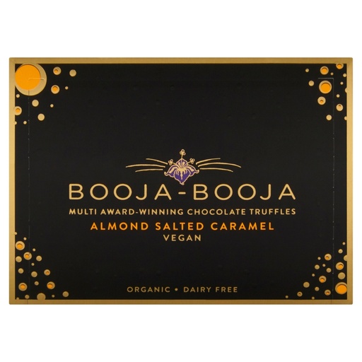 [10891] Booja Booja Vegan Chocolate Truffles - Almond Salted Caramel 8pc (92g)