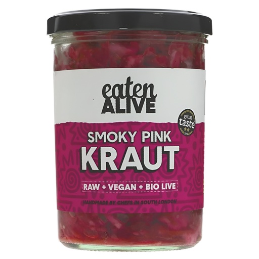 [11768] Eaten Alive Chilled Fermented Food - Smoky Pink Kraut 375g
