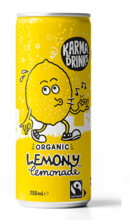 [12043] [20% OFF] Karma Drinks - CAN Lemony Lemonade X 24 X 250ml