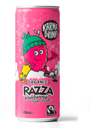 [12045] [20% OFF] Karma Drinks - CAN Razza Raspberry Lemonade X 24 X 250ml