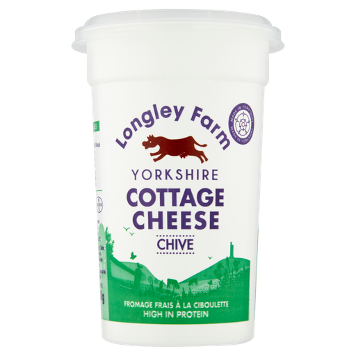 [9867] Longley Farm Creams - Cottage Cheese & Chives 250g