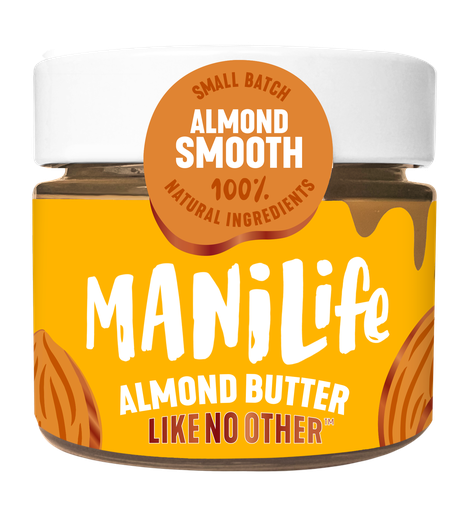 [13407] [15% OFF] Manilife Almond Butter - Smooth X 8 X 160g