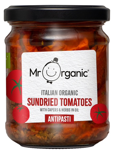 [12333] Mr Organic Italian Antipasti - Sundried Tomato X 5 X 190g