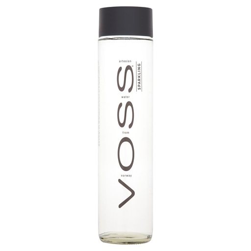 [9177] Voss Artesian Water Glass - Sparkling X 12 X 800ml