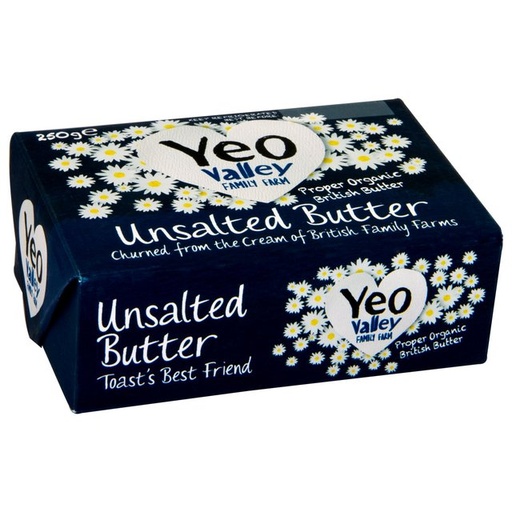 [3797] Yeo Valley Organic Butter - BLOCK Unsalted 200g