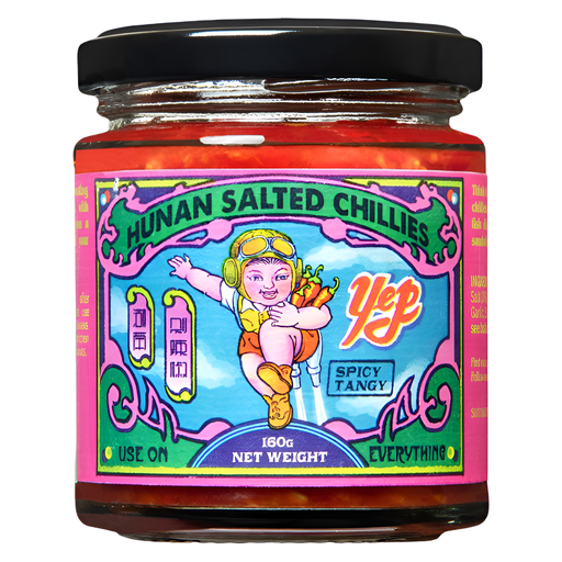 [13792] Yep Kitchen Fermented Chillies - Hunan Salted X 6 X 160g