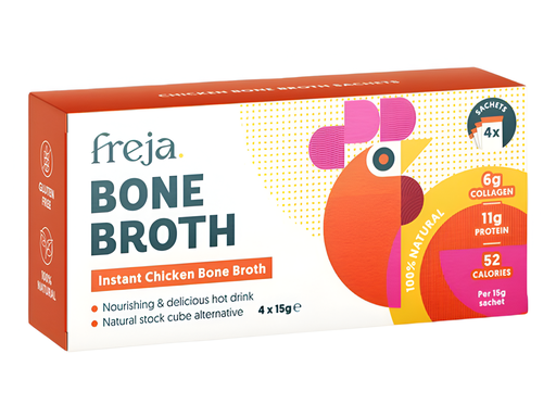 [14761] [20% OFF] Freja Instant Bone Broth - Chicken (4x15g)