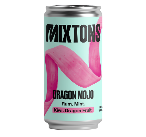 [15100] Mixtons RTD Cocktails - CAN Dragon Mojo 8% ABV X 12 X 200ml