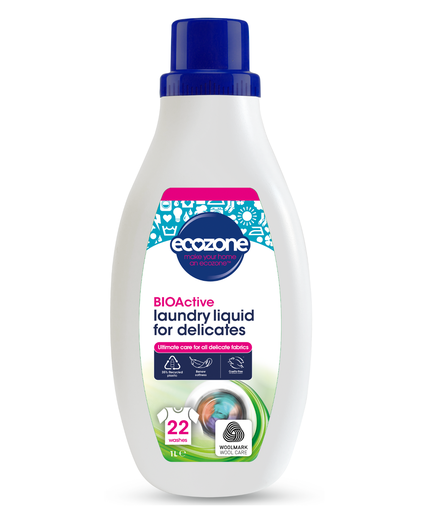 [15818] [10% OFF] Ecozone Laundry Liquid - Bio Active Delicates 1L