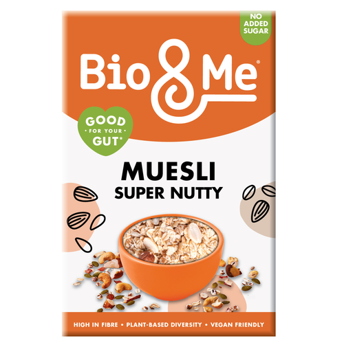 [15859] Bio and Me Vegan Muesli - Super Nutty X 5 X 450g