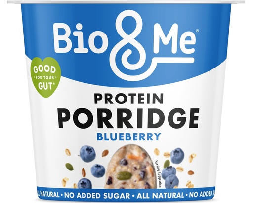 [16081] Bio and Me Porridge Pots - Protein Blueberry X 8 X 65g