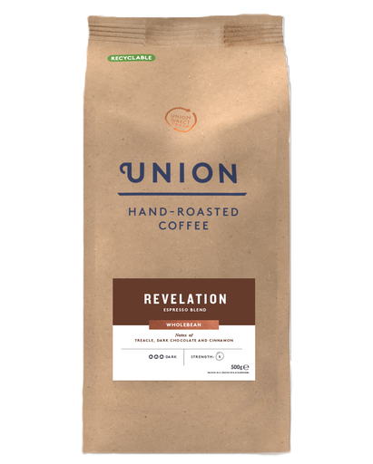 [16091] Union Coffee - WHOLEBEAN Revelation X 4 X 500g