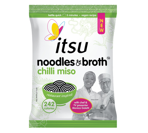 [16180] Itsu Noodles Pouch - Chilli miso X 6 X 85g