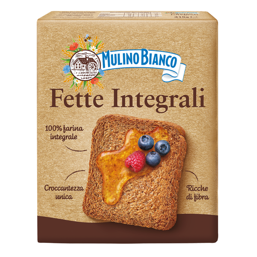 [16375] Mulino Bianco Italian Toasts - Fette Integrali X 32 X 315g