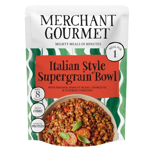 [16406] [15% OFF] Merchant Gourmet Ready Meals - Italian Style Supergrain Bowl X 6 X 220g