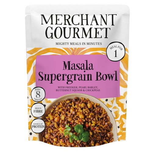 [16407] [15% OFF] Merchant Gourmet Ready Meals - Masala Supergrain Bowl X 6 X 220g