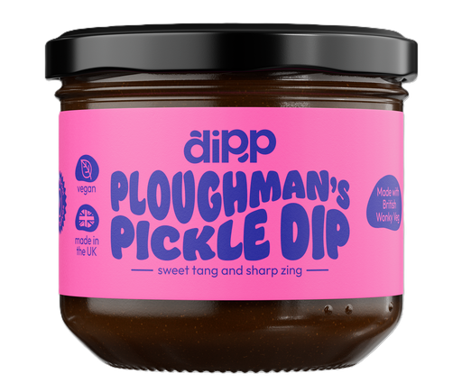 [16445] [20% OFF] Dipp Vegan Dips - Ploughmans Pickle X 6 X 205g