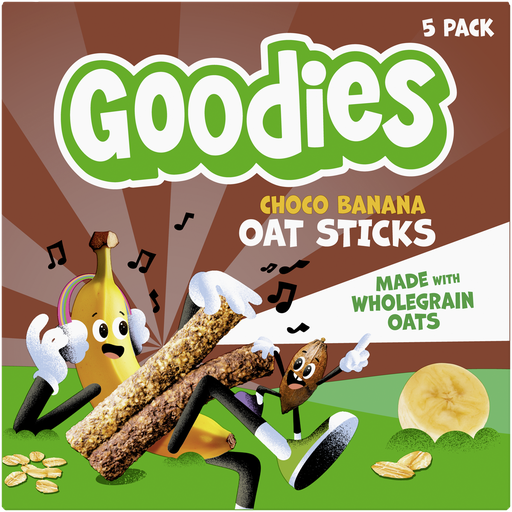 [16572] [15% OFF] Goodies Kids Oat Sticks - Choco Banana X 6 X (5x23g)