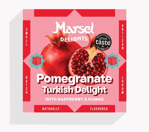 [16716] [15% OFF] Marsel Delights Turkish Lokum - Pomegranate with Raspberry and Sumac X 6 X 99g