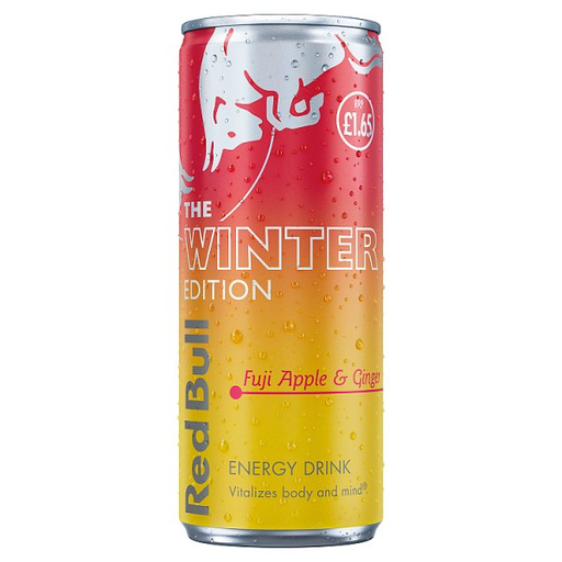 [16870] Red Bull Energy Drink - - Winter Edition Fuji Apple & Ginger PM £1.65 X 12 X 250ml
