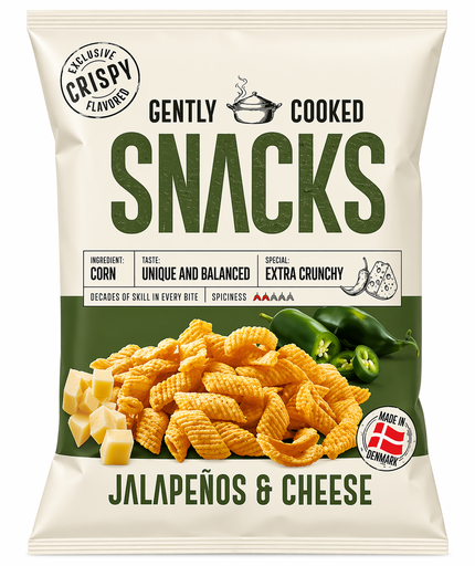 [16811] Crispy Snacks - Jalapeno and Cheese X 12 X 125g