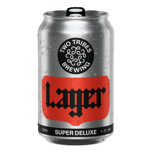 [17208] Two Tribes Craft Beer - Super Deluxe Lager 4.0% ABV X 12 X 330ml