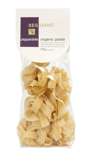 [17369] Seggiano Organic Pasta - Pappardelle X 12 X 375g