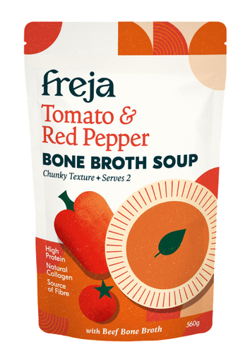 [17698] Freja Bone Broth Soup - Tomato and Red Pepper X 6 X 560g