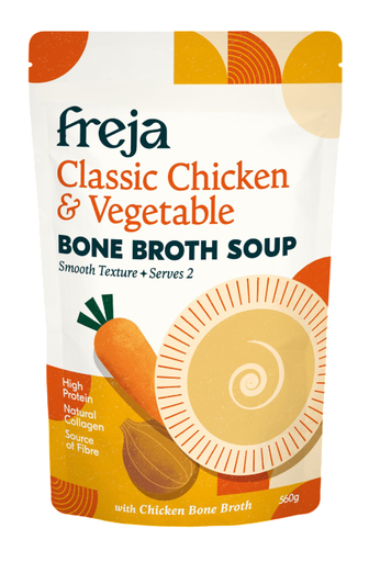 [17700] Freja Bone Broth Soup - Classic Chicken and Vegetable X 6 X 560g