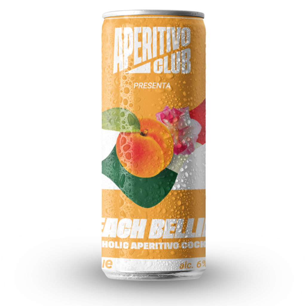 Aperitivo Club Spritz - Peach Bellini 6%ABV X 6 X 187ml