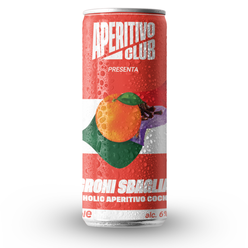 Aperitivo Club Spritz - Negroni Sbagliato 6%ABV X 6 X 187ml