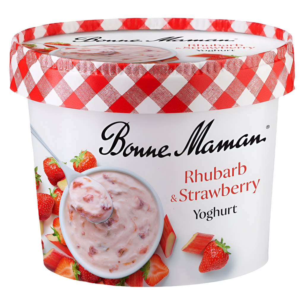 [10% OFF] Bonne Maman Yoghurt - Rhubarb and Strawberry 450g