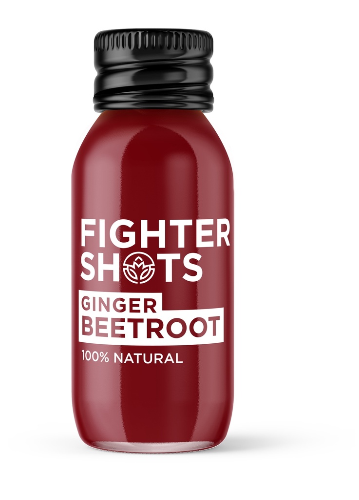 [10% OFF] Fighter Shots Health Shots - Ginger Beetroot X 12 X 60ml