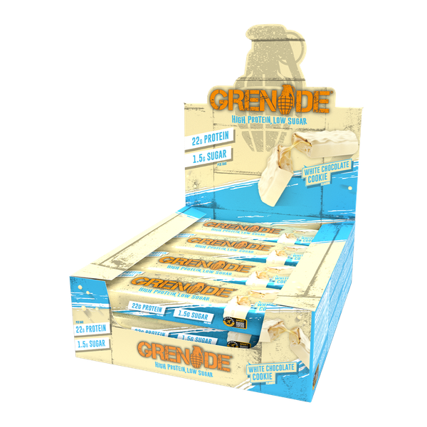 [10% OFF] Grenade Carb Killa Protein Bars - White Chocolate Cookie X 12 X 60g