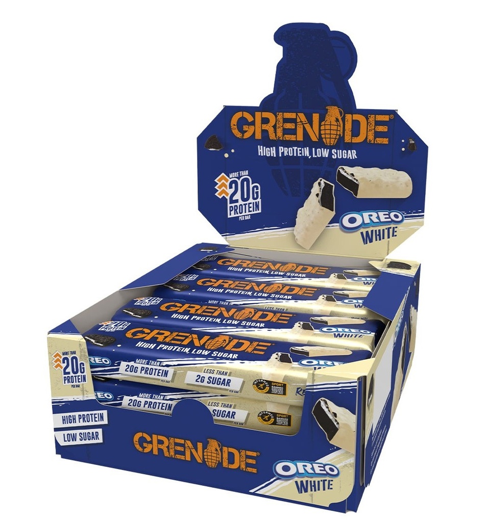 [10% OFF] Grenade Carb Killa Protein Bars - White Oreo X 12 X 60g