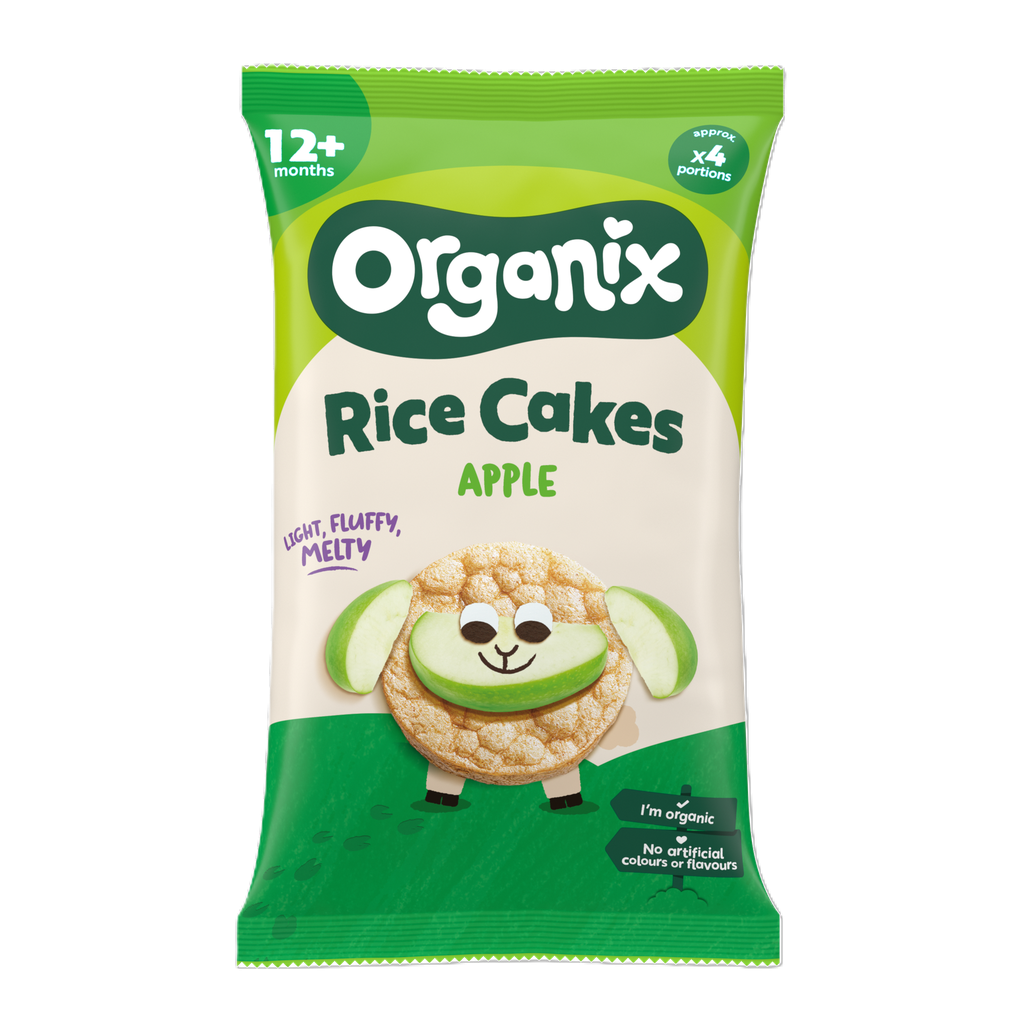 Organix Organic Baby Rice Cakes - Apple Cake Clouds X 6 X 40g