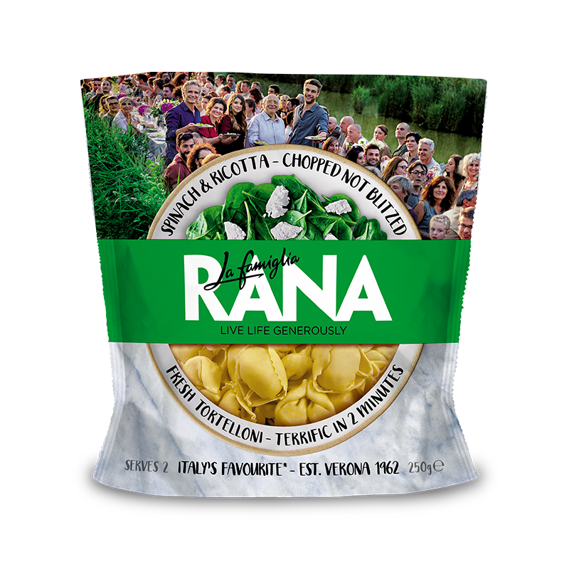 Rana Fresh Filled Pasta - Tortelloni Spinach & Ricotta 250g