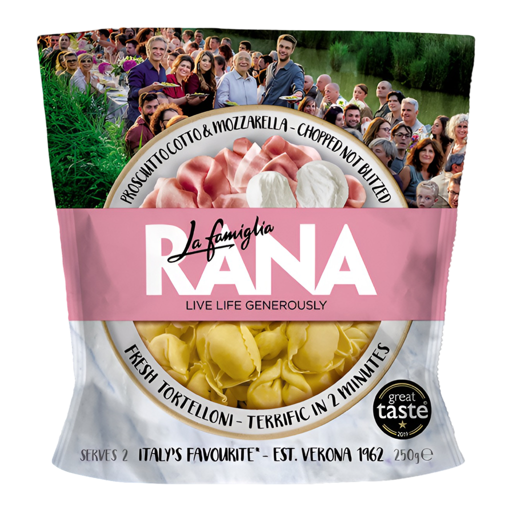 Rana Fresh Filled Pasta - Proscuitto Cotto & Mozzarella 250g